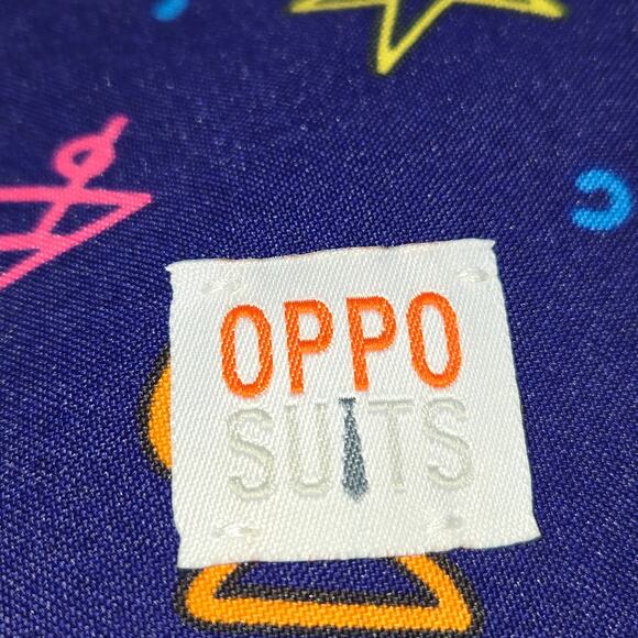 OppoSuits Mens US42 Beach Party Neon Print Blazer Jacket EU52 Summer Novelty AOP - Picture 13 of 16